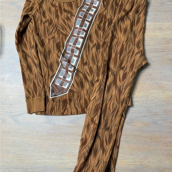 Brown Patterned Long Sleeve Top - Picture 1 of 2